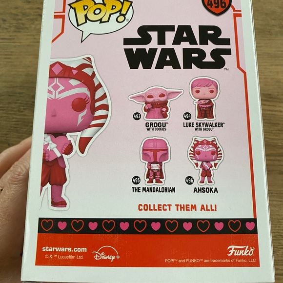 NIB Funko Pop! Star Wars Valentine’s Day Ahsoka! - Picture 3 of 5